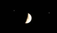 Conjunción entre la Luna y Júpiter