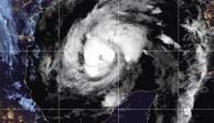 Imagen de satélite del huracán "Zeta".