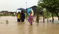 Iota causó inundaciones en Cartagena a su paso por Colombia.