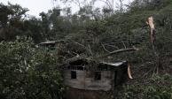 En la imagen, una casa dañada tras el paso del huracán Iota en Nicaragua.