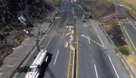 Así quedó la autopista Tepic-Guadalajara luego de la explosión de una pipa, el pasado 16 de noviembre.