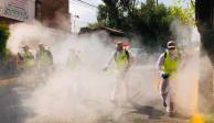 Se han sanitizado 450 kilómetros de calles en Cuajimalpa.