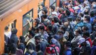 Mientras los contagios de COVID no cesan, el número de usuarios del Metro sigue creciendo