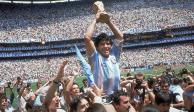 Diego Armando Maradona, en el mundial México 86.