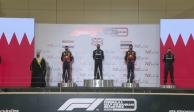 Una imagen de la premiación del Gran Premio de Baréin de la Fórmula 1