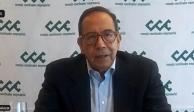 El presidente del CCE, Carlos Salazar, durante un webinar organizado por el Instituto BIVA.