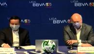 La conferencia de prensa en la que se dieron a conocer los nuevos roles que tomarían Mikel Arriola y Enrique Bonilla se llevó a cabo de manera virtual, desde las instalaciones de la Federación Mexicana de Futbol.