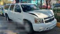 Lo atraparon y lo subieron a una camioneta blanca, que fue interceptada por policías de la CDMX