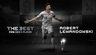 El polaco Robert Lewandowski fue el ganador del premio The Best de la FIFA en 2020.