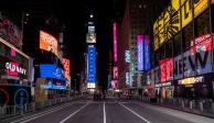 El aumento de casos de COVID-19 por la propagación de la variante Ómicron pone en duda las festividades de Año Nuevo en Times Square, Nueva York.