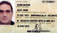 Imagen del pasaporte de Alex Saab.