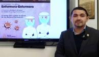 Alonso Pérez Rico destaca la labor de enfermeros y enfermeras durante la pandemia.