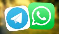 WhatsApp y Telegram son aplicaciones para mandar mensajes&nbsp;