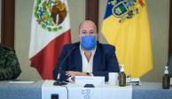 El gobernador de Jalisco, Enrique Alfaro, encabeza el informe de incidencia delictiva en la entidad.