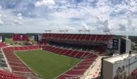 Una panorámica del Raymond James Stadium, estadio donde se jugará el Super Bowl LV