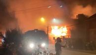 Durante las protestas por la muerte del malabarista resultó incendiada la municipalidad de la localidad de Panguipulli.