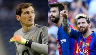 Iker Casilla fue objeto de burlas de Gerard Piqué, defensa del Barcelona, en redes sociales.