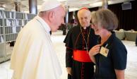 El Papa Francisco y Nathalie Becquart