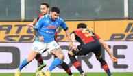Genoa y Napoli midieron fuerzas en el Estadio Luigi Ferraris.