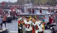 Este miércoles se llevó a cabo el desfile del campeón del Super Bowl con los Bucs de Tampa