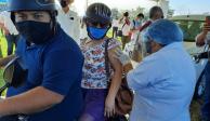 Aplicación de la vacuna contra COVID-19 en el estado de Tabasco.