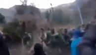 Los campesinos se enfrentaron este lunes con elementos del Ejército en la sierra de Tlacotepec.