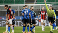 Zlatan Ibrahimovic tuvo un fuerte encontronazo con Romelu Lukako en el último choque entre Milan e Inter.