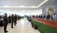 El evento de conmemoración por el Día del Ejército se realizó en la base de Santa Lucía.