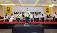 Mario Moreno Arcos se presenta  como candidato del PRD a gubernatura de Guerrero.