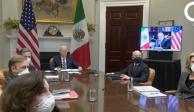 López Obrador le pidió a Biden un “préstamo” de vacunas durante la reunión virtual que sostuvieron este 1 de marzo.