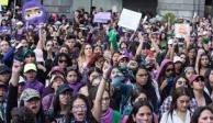 Como en otros puntos del país, en Puebla se realizaron manifestaciones por el Día de la Mujer.