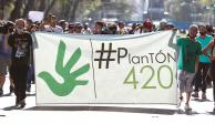 Grupos pro-cannabis marcharon ayer en la CDMX para exigir la legalización de su uso.