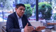 El candidato del PRI-PRD al gobierno de Guerrero, Mario Moreno, en entrevista con La Razón.
