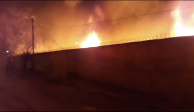 Una barda impidió que el incendio en el patio de Ferromex se extendiera por la colonia Felipe Pescador, ubicada en Monclova, Coahuila