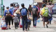 El presidente Andrés Manuel López Obrador reconoció los riesgos que enfrentan los migrantes en su paso por México