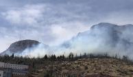 Este miércoles 24 de marzo se registró un incendio en el Cerro de la Bufa, en Zacatecas.