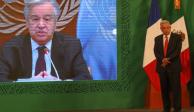 António Guterres, secretario general de la Organización de las Naciones Unidas (ONU), ofreció un mensaje virtual con motivo de la inauguración del Foro Generación Igualdad.