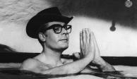 Fotograma del filme 8½, de Fellini, que conforma la exhibición.