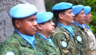 México participa en cinco Operaciones de Paz de la Organización de las Naciones Unidas.