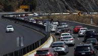 Se registró un accidente en la autopista México-Cuernava a la altura del kilómetro 79