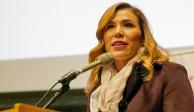 Marina de Pilar Avila Olmeda, candidata a la gubernatura de la coalición “Juntos Haremos Historia en Baja California”.