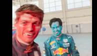 Checo Pérez y Max Verstappen muestran su buena relación en Red Bull.