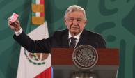 AMLO, Presidente de México, encabeza este lunes 10 de mayo, desde Palacio Nacional, la mañanera.
