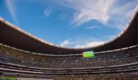 El Estadio Azteca, en un partido de la Liga MX