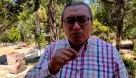 El coordinador de la Coalición "Juntos Haremos Historia en Tlaxcala", Homero Meneses Hernández..