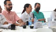 Indira Vizcaíno reiteró su respaldo total a empresarias y empresarios en Manzanillo