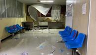La granizada en Coahuila provocó daños materiales en una clínica del Instituto Mexicano del Seguro Social (IMSS)