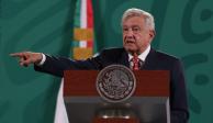 AMLO, Presidente de México, encabeza este lunes 7 de junio, desde Palacio Nacional, la mañanera..