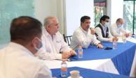 El gobernador de Tamaulipas, Francisco García Cabeza de Vaca, publicó en redes que tuvo una reunión de trabajo con su Gabinete.