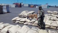 En tres acciones distintas, dos en Lázaro Cárdenas y una en Guaymas, decomisa 771 kilos de cocaína y metanfetaminas.
